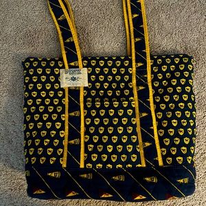 Victoria Secret Pink tote bag (Blue & Yellow)